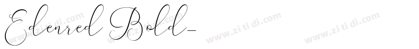 Edenred Bold字体转换